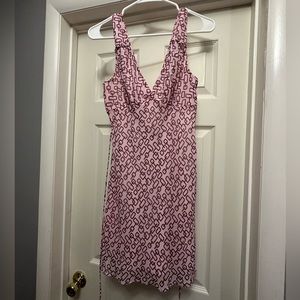 Victoria and Sophia Patterned Mini Dress